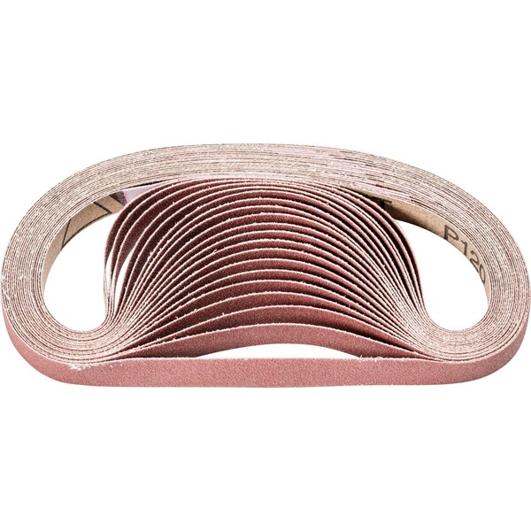 Pferd Coated Belt, Al/Oxd, 1/2"x18", 120 Grit, 1/2" W, 18" L, Coated, Aluminum Oxide, 120 Grit 49038 - main